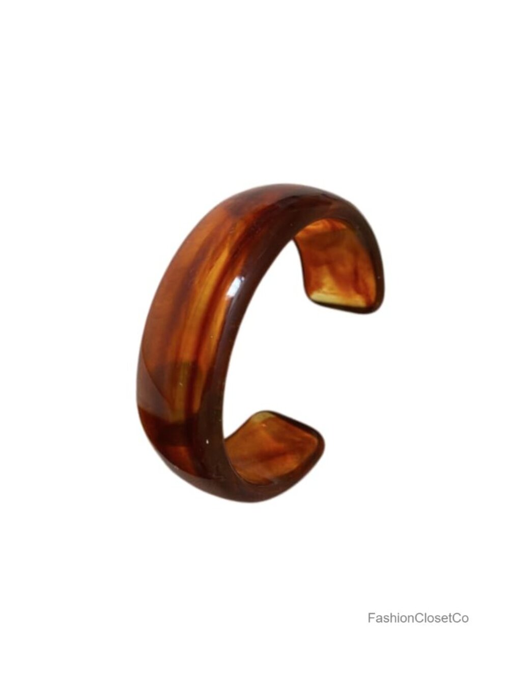 Chunky Resin Cuff Bracelet for Women, Retro Irregular Wide Geometric Bangle